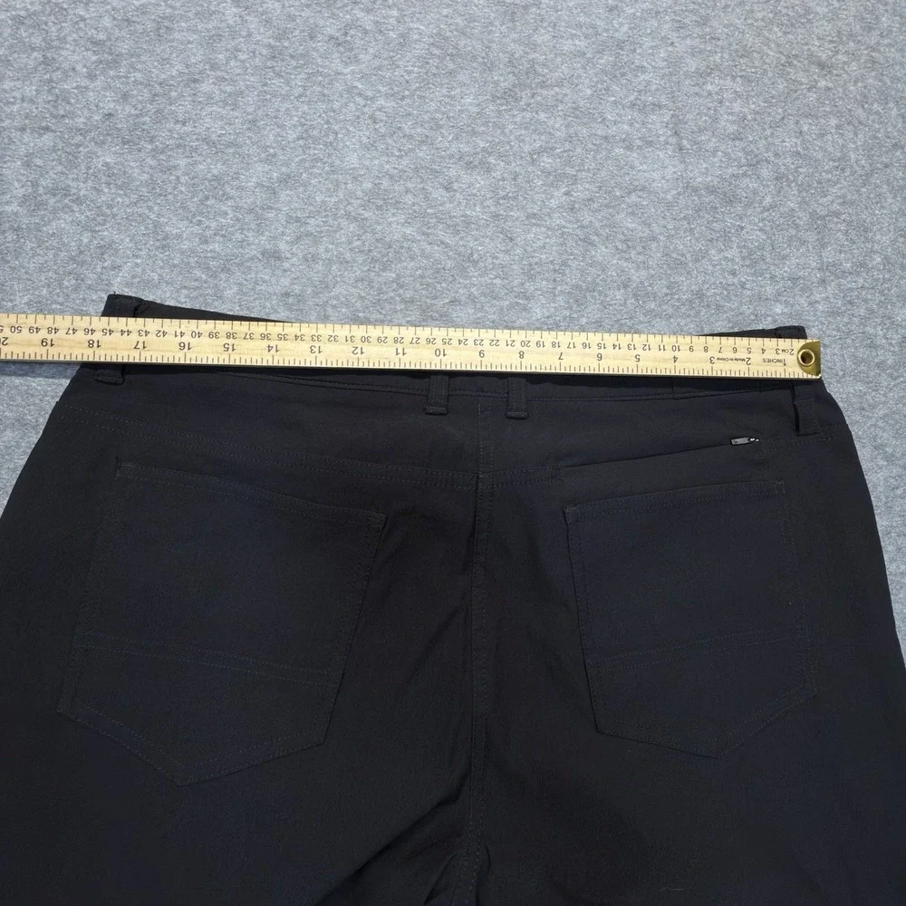 The North Face Hiking Pants Men 36R (L) Stretch Nylon Black Solid NF0A5J96